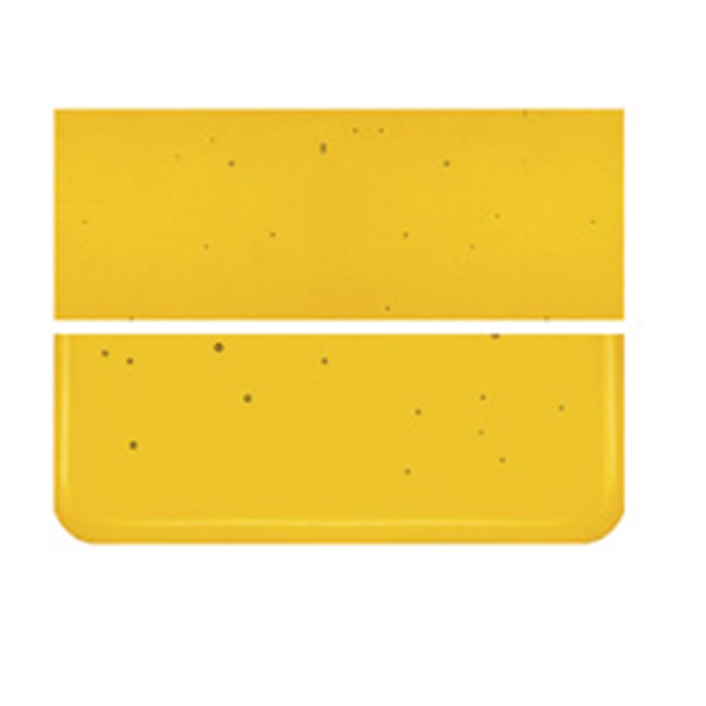 Bullseye Marigold Yellow - Transparent - 3mm - Plaque Fusing