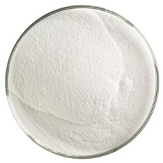 Bullseye Frit - Translucent White - Mehl - 2.25kg - Opaleszent