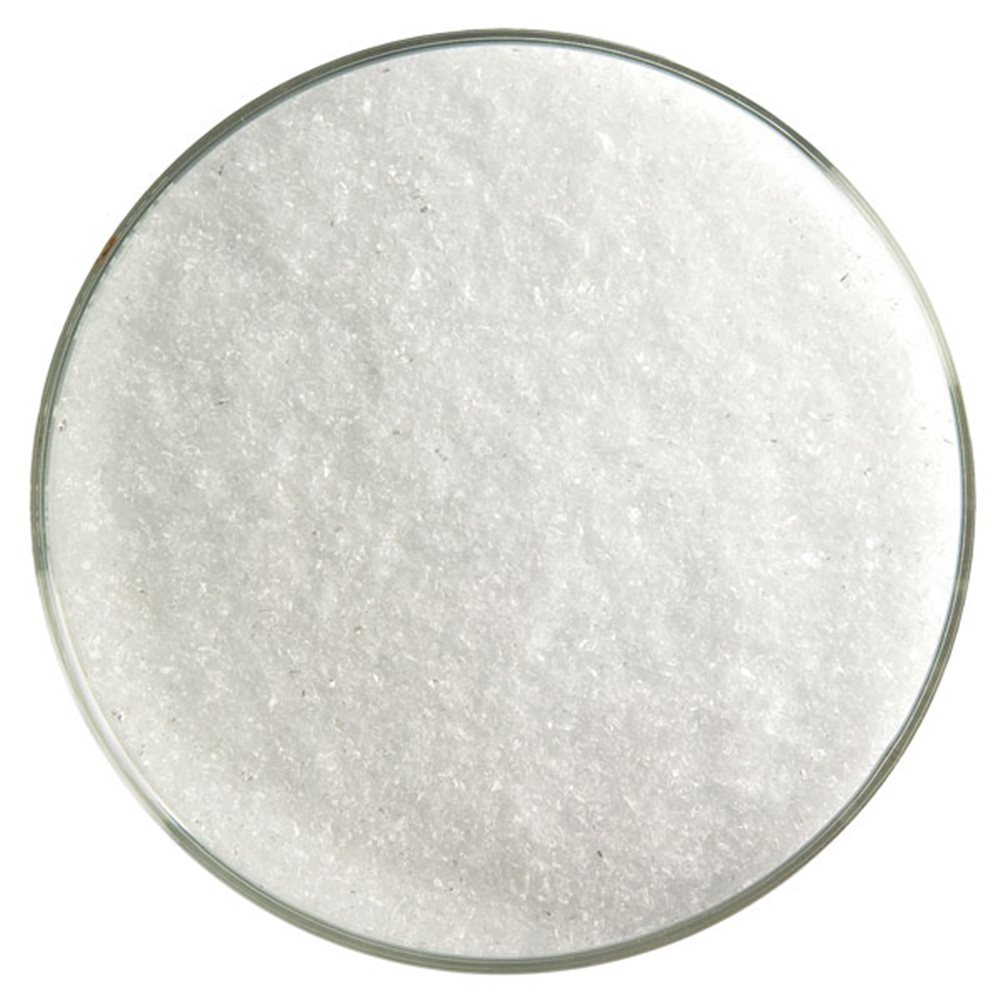 Bullseye Frit - Translucent White - Fine - 450g - Opalescent