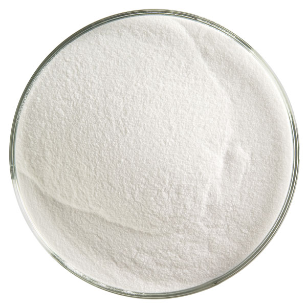 Bullseye Frit - Translucent White - Mehl - 450g - Opaleszent