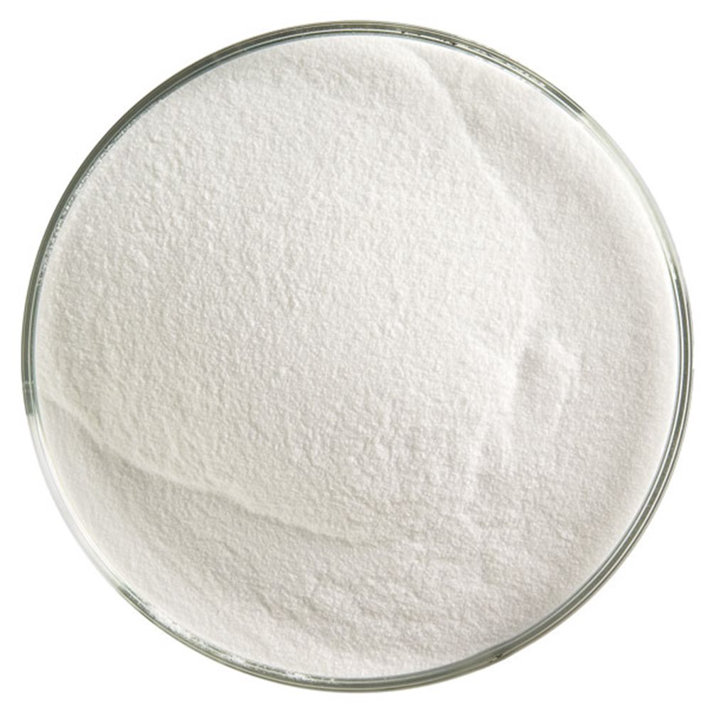 Bullseye Frit - Translucent White - Powder - 450g - Opalescent