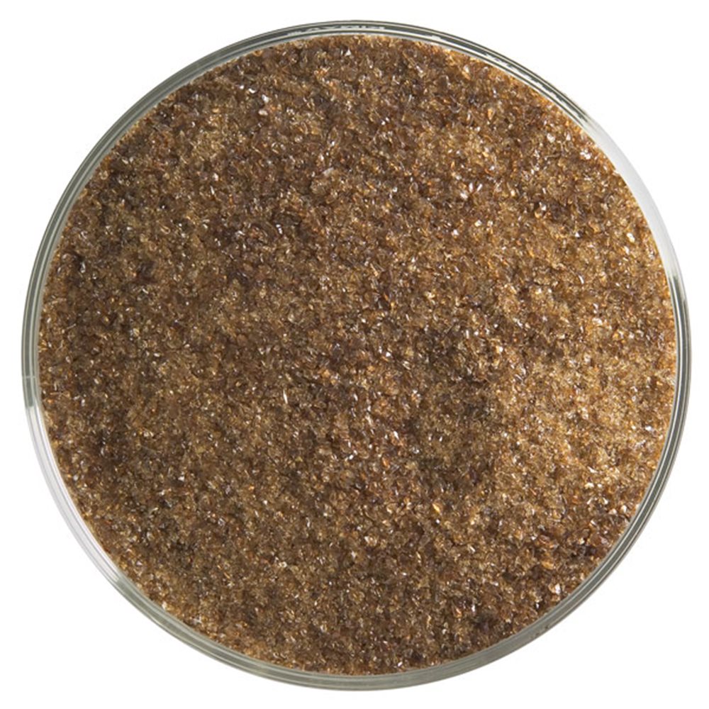 Bullseye Frit - Sienna - Fin - 450g - Transparent