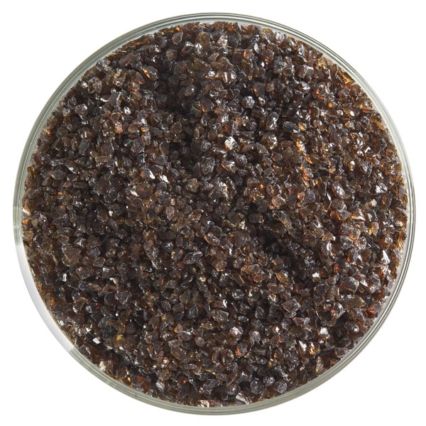 Bullseye Frit - Sienna - Medium - 450g - Transparent