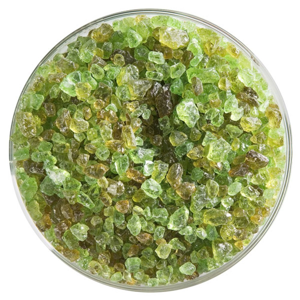 Bullseye Frit - Chartreuse - Gros - 2.25kg - Transparent