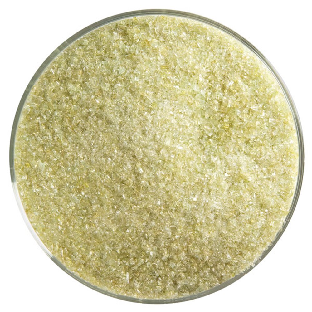 Bullseye Frit - Chartreuse - Fine - 450g - Transparent