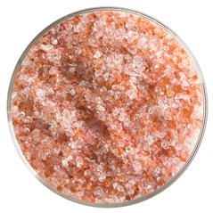 Bullseye Frit - Sunset Coral - Mittel - 450g - Transparent