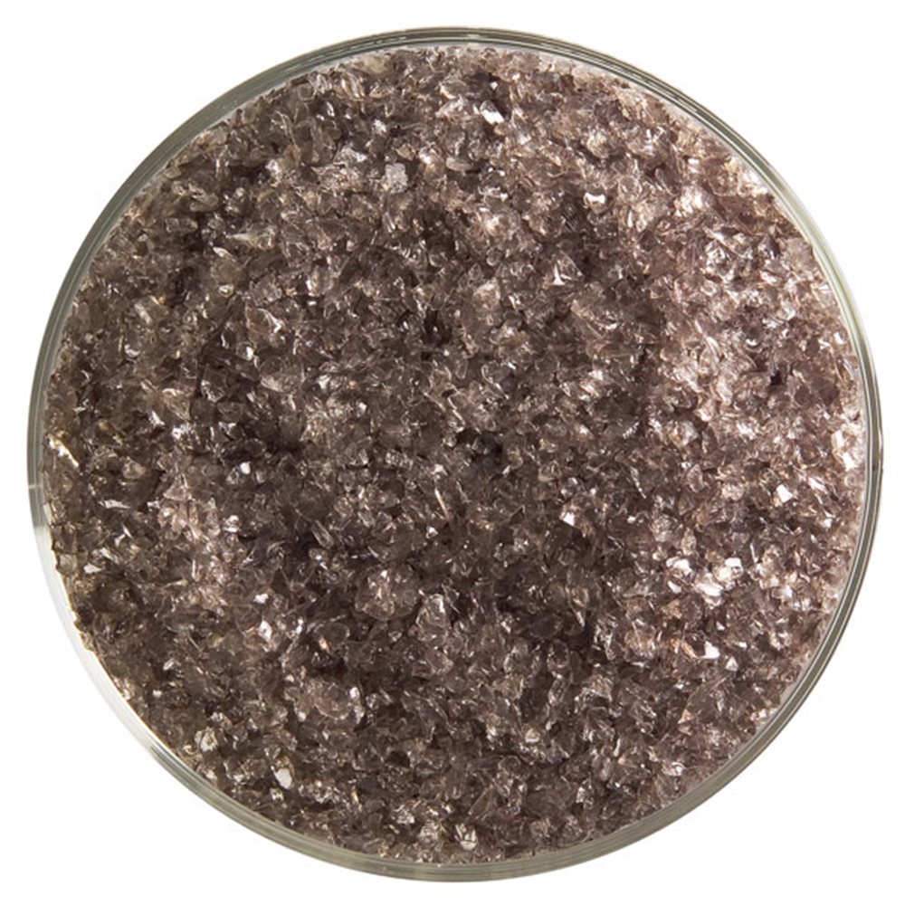 Bullseye Frit - Oregon Gray - Moyen - 450g - Transparent