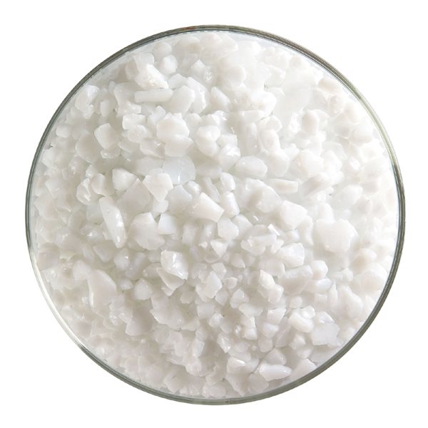 Bullseye Frit - Dense White - Grob - 2.25kg - Opaleszent 