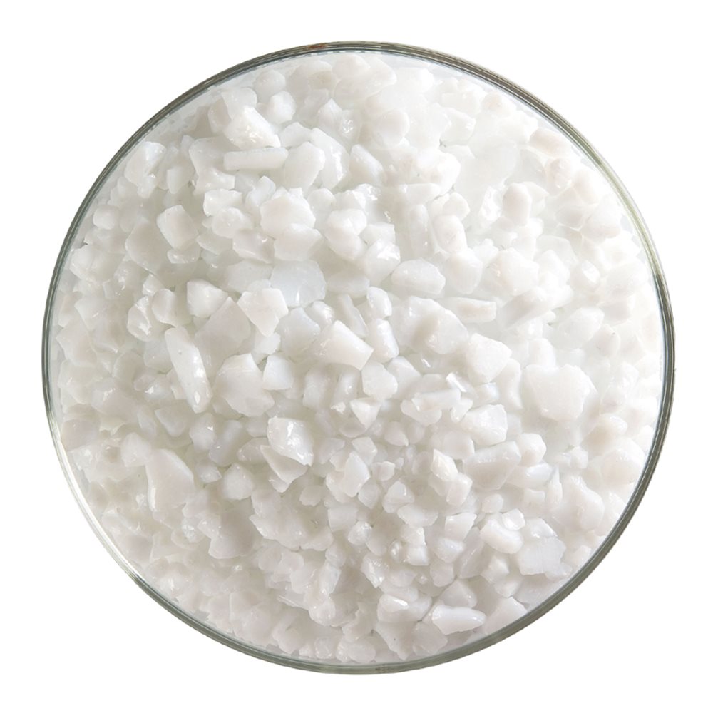 Bullseye Frit - Dense White - Coarse - 2.25kg - Opalescent 