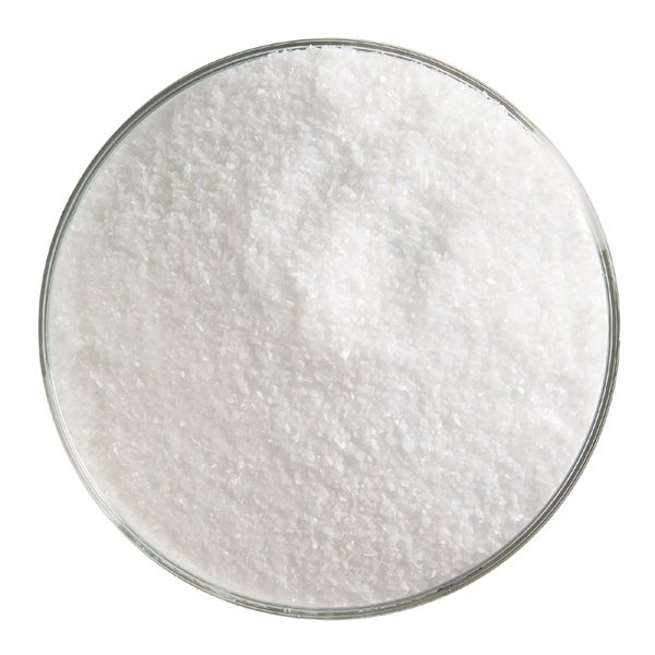 Bullseye Frit - Dense White - Fine - 450g - Opalescent 