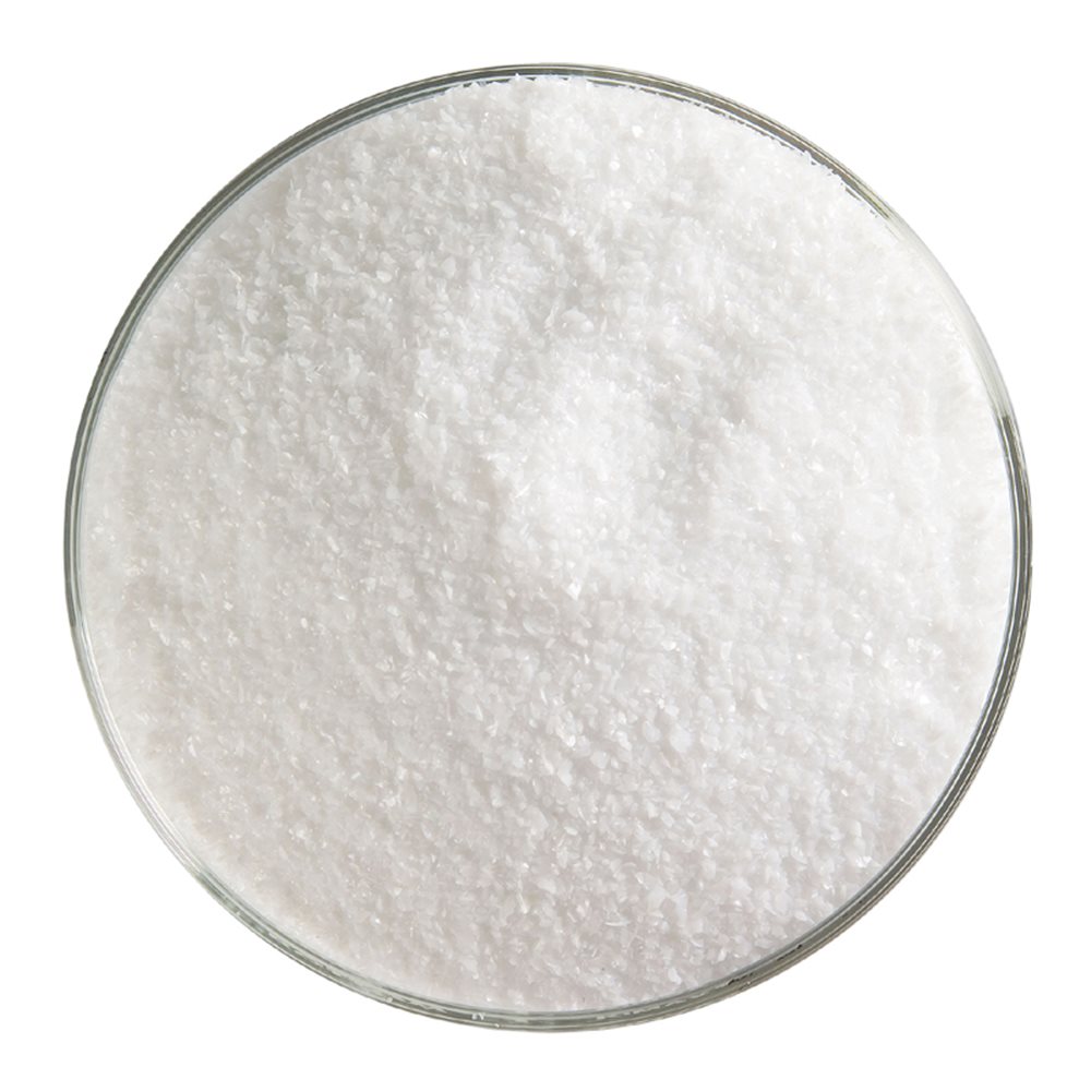 Bullseye Frit - Dense White - Fine - 450g - Opalescent