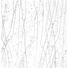 Bullseye Vanilla & White on Clear Base - Collage - 3mm - Single Rolled - Fusing Glas Tafeln