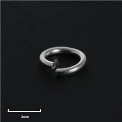 Round Jump Ring - Silver 925 - 3mm - 50pcs