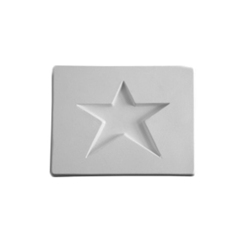 Star - 10.7x8.2x1.3cm - Öffnung: 6.3x6.8cm - Fusing Form