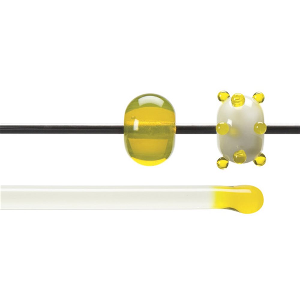 Bullseye Rods - Yellow - 4-6mm - Transparent