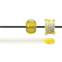 Bullseye Rods - Yellow - 4-6mm - Transparent