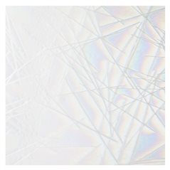 Bullseye Clear Chopstix on Clear Base - Collage - Rainbow Irid - 3mm - Fusing Glas Tafeln - Double Rolled