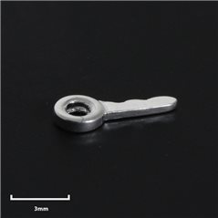 Screw Eye - Silver 999 - 2mm - 10pcs