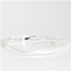 Argent Fin - Fil Plat - 4mm - 50cm - 5g