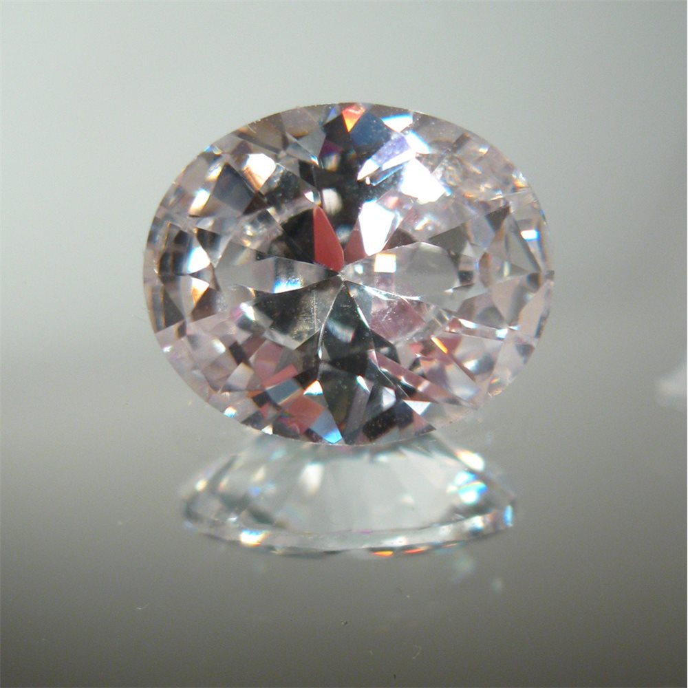 Cubic Zirconia - White - Ovale - 6x4mm - 5pcs