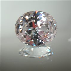 Cubic Zirconia - White Oval - 6x4mm - 5pcs