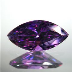 Cubic Zirkonia - Amethyst - Marquise - 5x2.5mm - 5 Stück