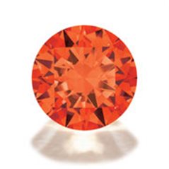 Cubic Zirconia - Orange - Rond - 3mm - 10pcs