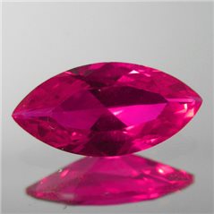 Corindon Synthétique - Ruby Red - Marquise - 5x2.5mm - 5pcs