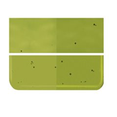 Bullseye Pine Green - Transparent - 3mm - Fusing Glas Tafeln