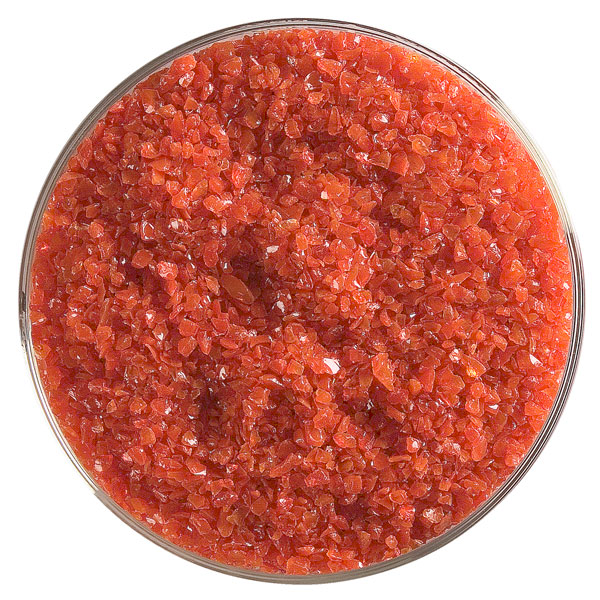 Bullseye Frit - Tomato Red - Medium - 450g - Opalescent
