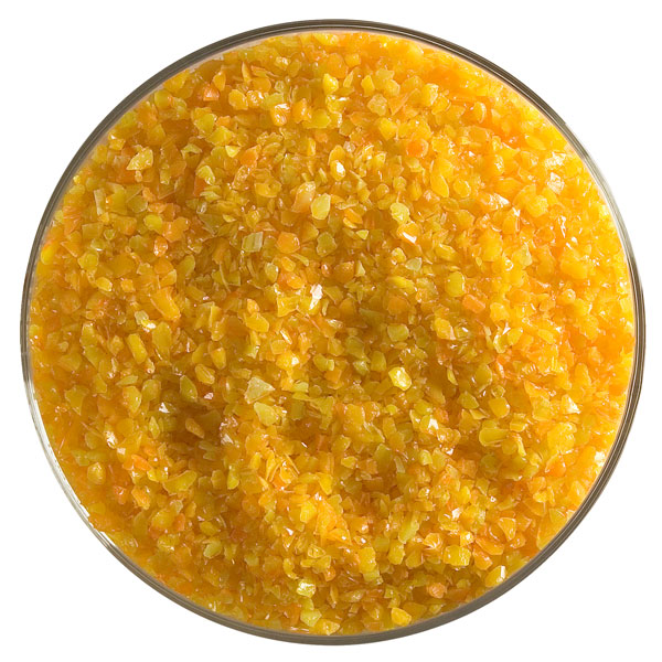 Bullseye Frit - Tangerine Orange - Mittel - 450 Gr - Opaleszent