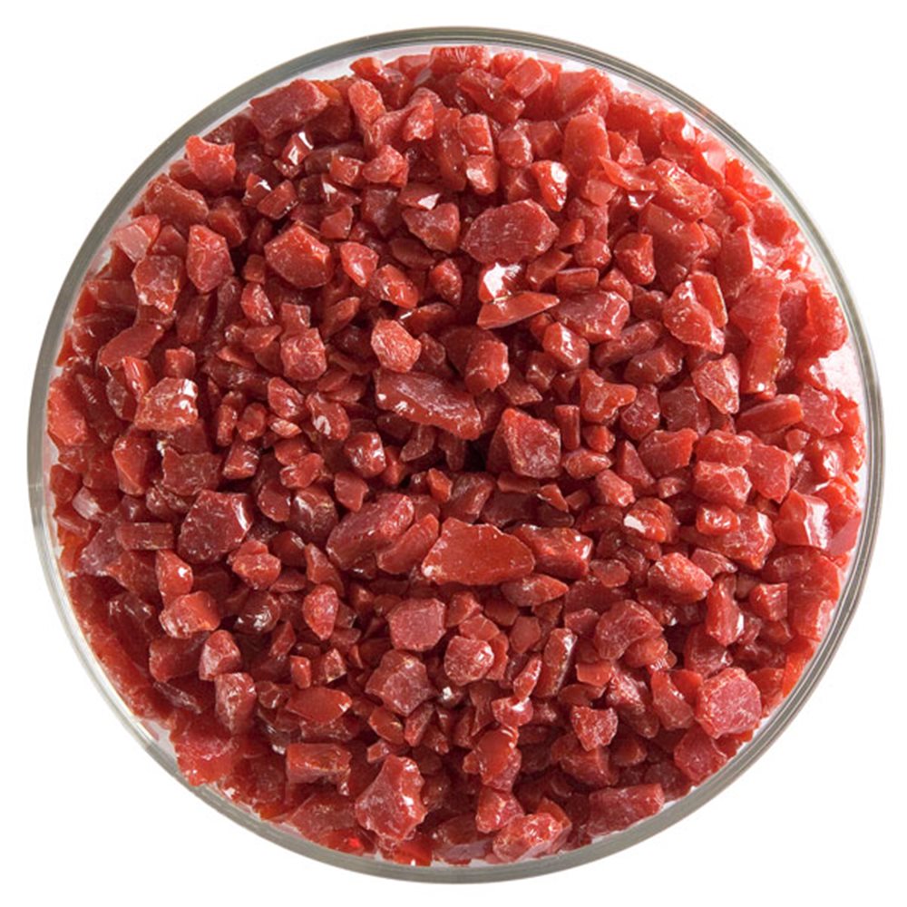 Bullseye Frit - Deep Red - Grob - 2.25kg - Opaleszent