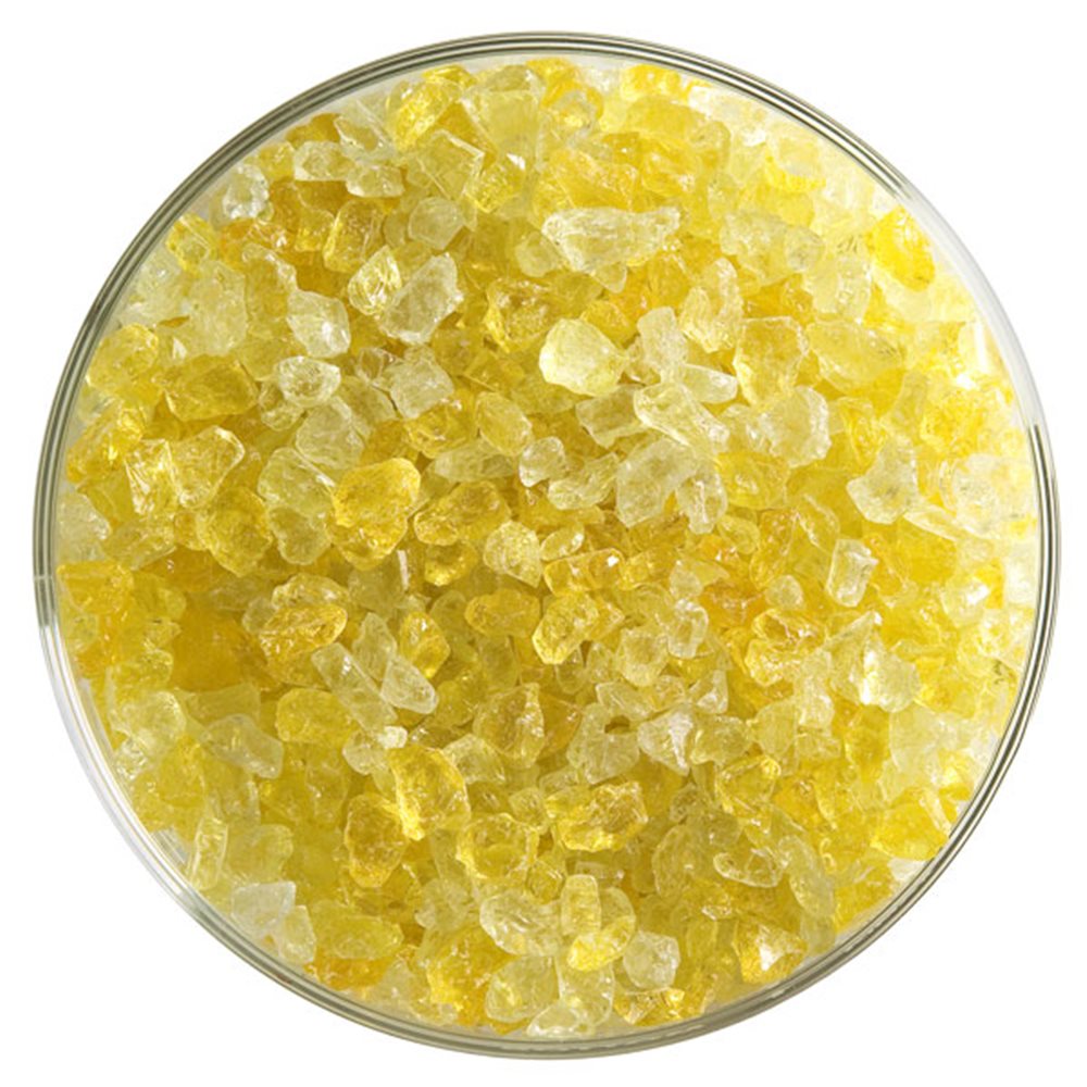 Bullseye Frit - Marigold Yellow - Gros - 2.25kg - Transparent