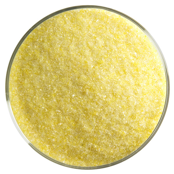 Bullseye Frit - Marigold Yellow - Fein - 450g - Transparent