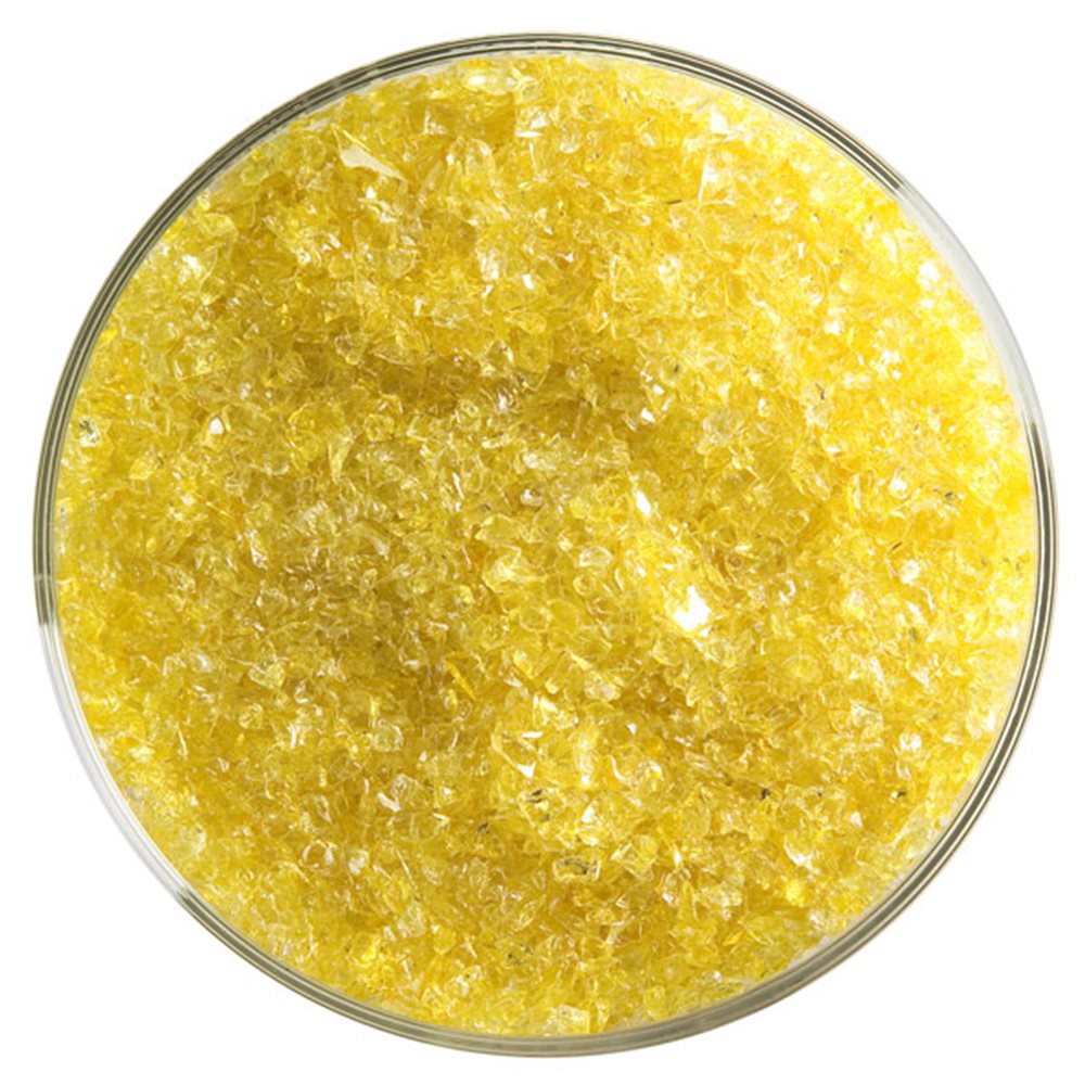 Bullseye Frit - Marigold Yellow - Medium - 450g - Transparent