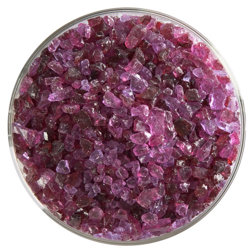 Bullseye Frit - Fuchsia - Gros - 450g - Transparent