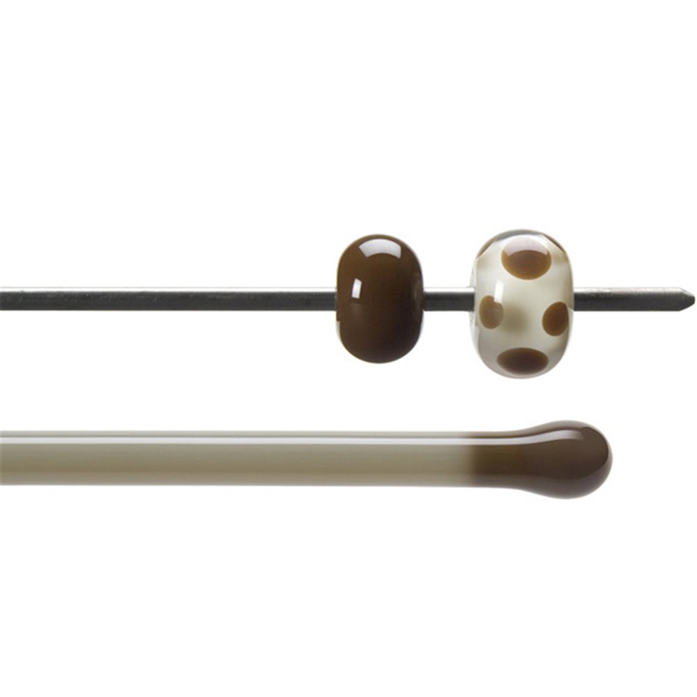 Bullseye Rods - Woodland Brown - 4-6mm - Opalescent