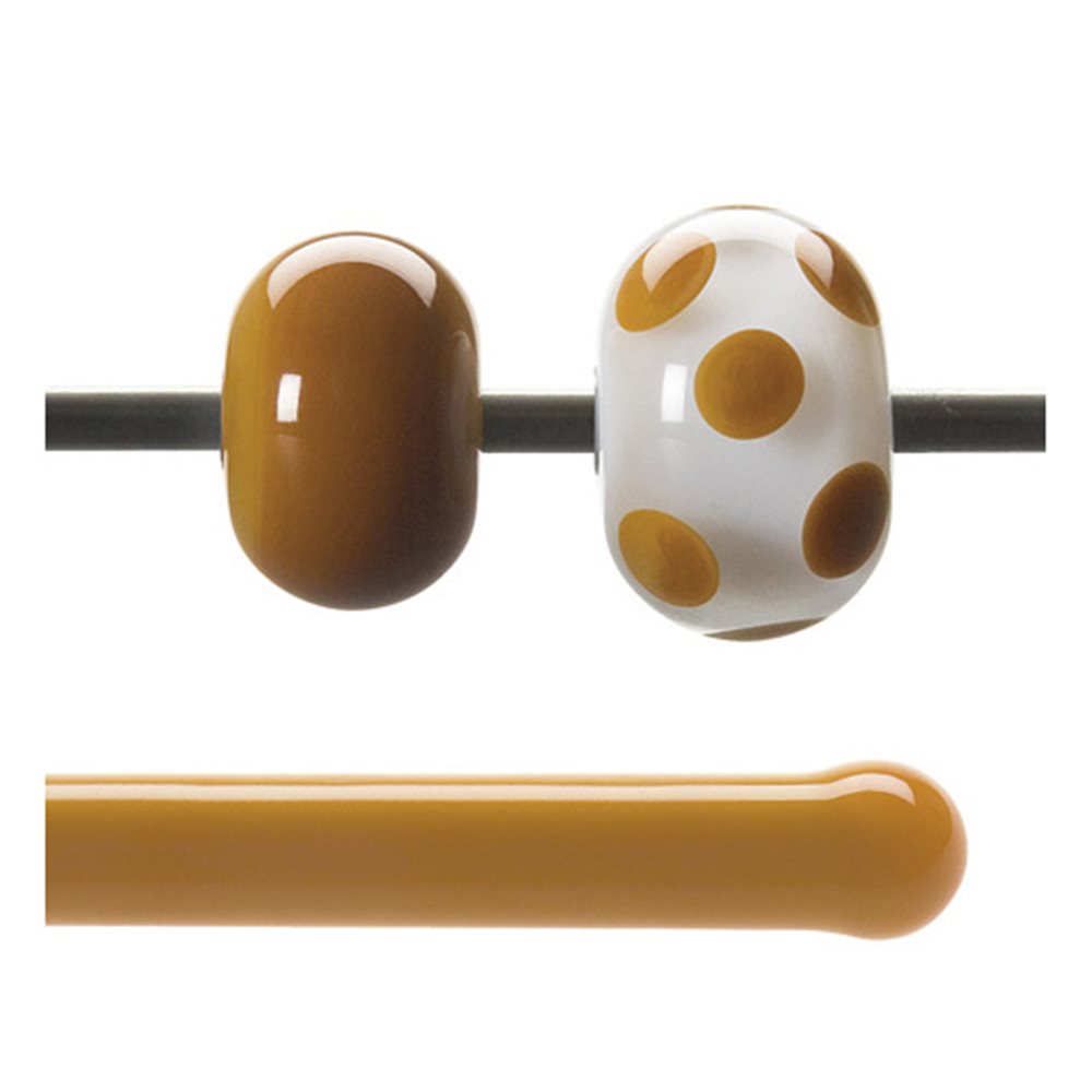 Bullseye Stange - Butterscotch - 4-6mm - Opaleszent