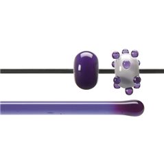 Bullseye Baguette - Violet Striker - 4-6mm - Transparent