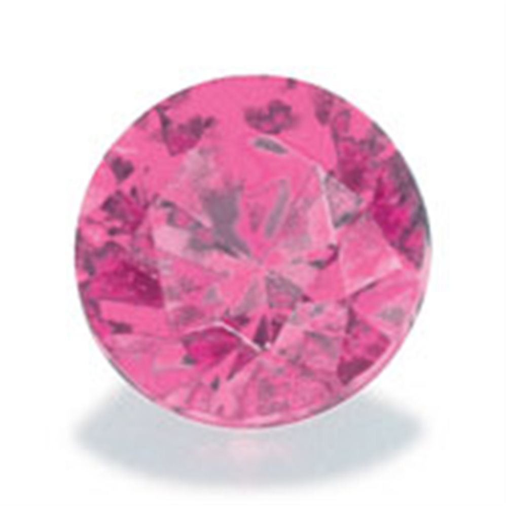 Cubic Zirconia - Pink - Round - 10mm - 1pc