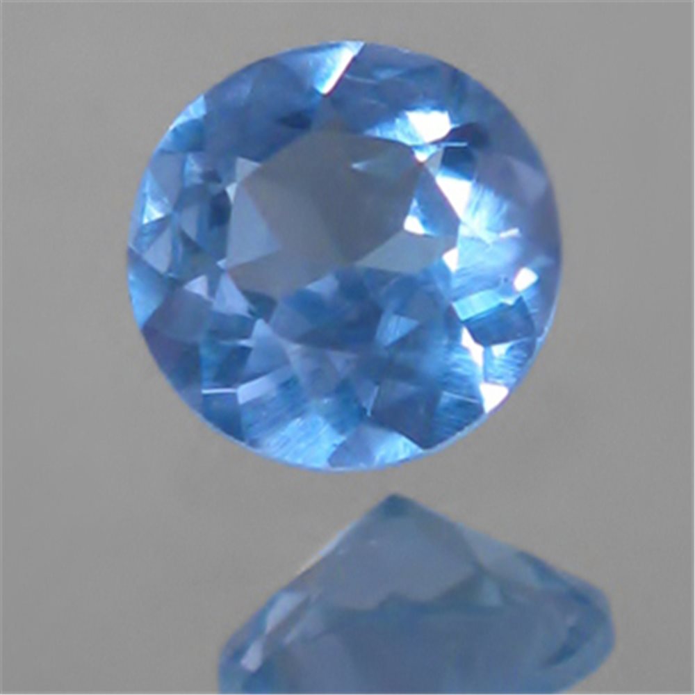 Lab Spinel - Aquamarine - Round - 4mm - 5pcs