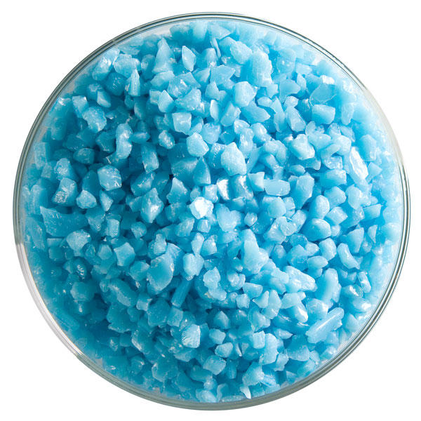 Bullseye Frit - Light Cyan - Coarse - 450g - Opalescent