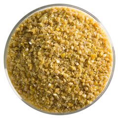 Bullseye Frit - Golden Green - Medium - 450g - Opalescent