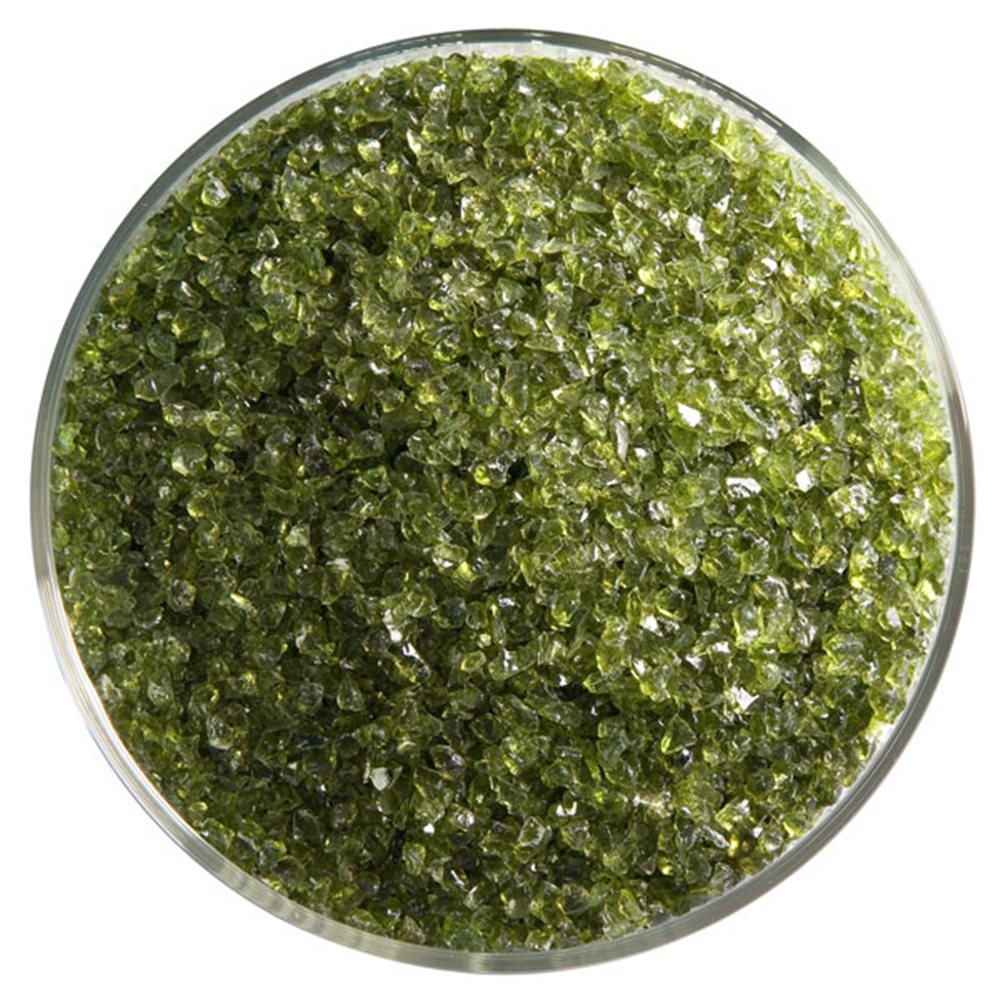 Bullseye Frit - Pine Green - Moyen - 450g - Transparent