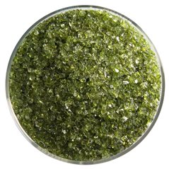 Bullseye Frit - Pine Green - Medium - 450g - Transparent