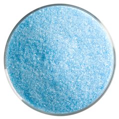 Bullseye Frit - Light Turquoise Blue - Fein - 450g - Transparent