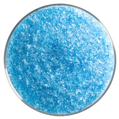 Bullseye Frit - Light Turquoise Blue - Medium - 450g - Transparent