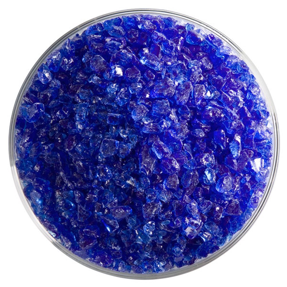 Bullseye Frit - True Blue - Coarse - 2.25kg - Transparent