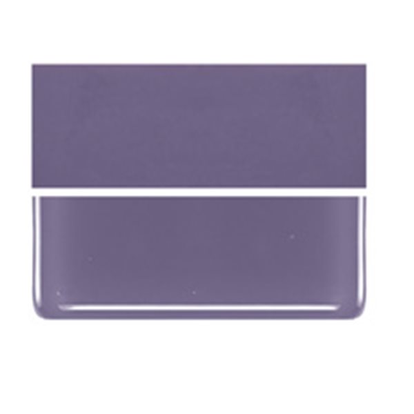 Bullseye Dusty Lilac - Opalescent - 2mm - Thin Rolled - Plaque Fusing
