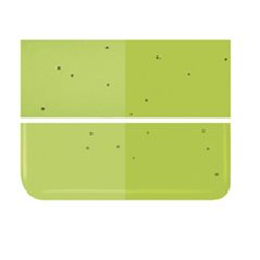 Bullseye Fern Green - Transparent - 2mm - Thin Rolled - Fusing Glas Tafeln